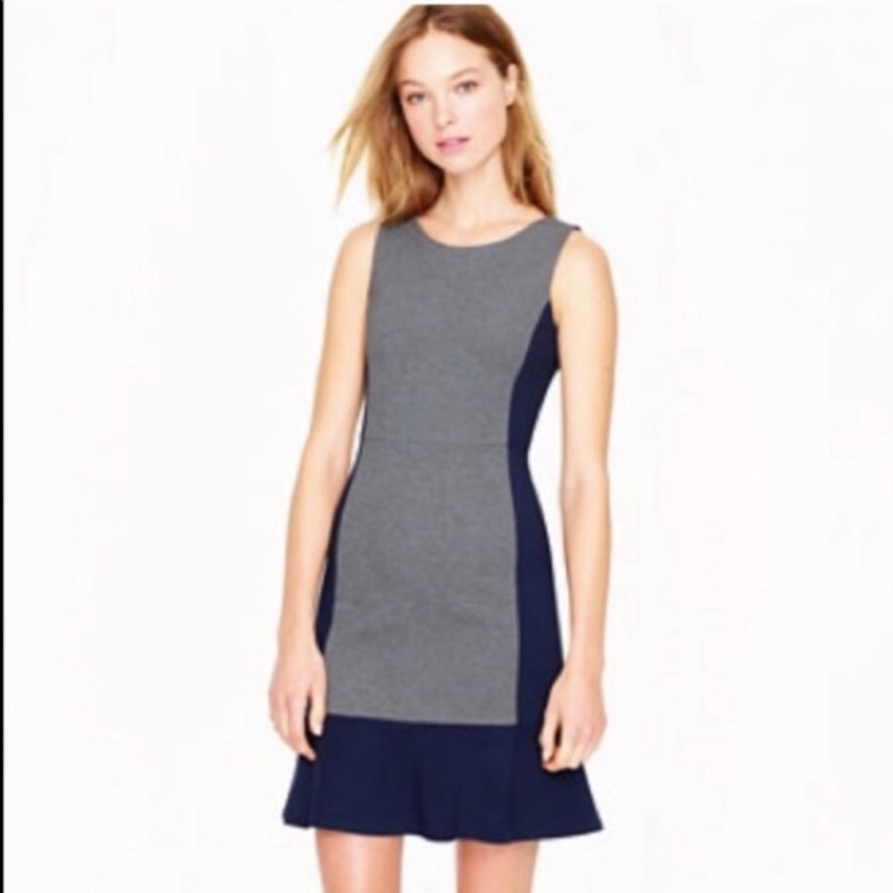 ✨ J. Crew Sleeveless Colorblock Dress